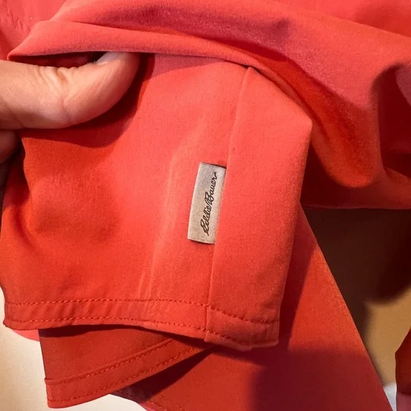 Eddie Bauer Womens Long Sleeve Departure Shirt Button Down Active Lightweight XL - Picture 12 of 15